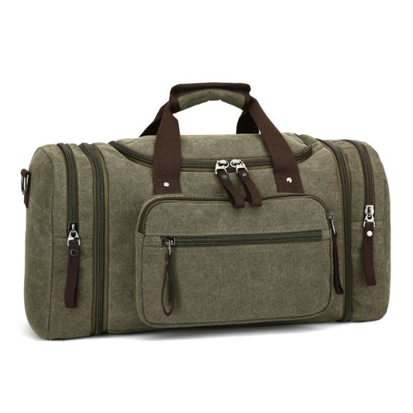Canvasdufflebaggreen