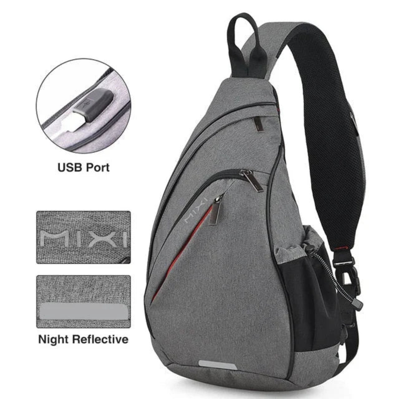 TriangleSlingBagmengrey