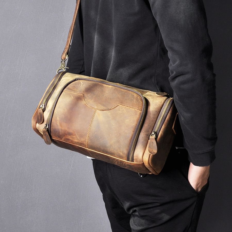 VintageLeatherBagdeepcrazyhorse