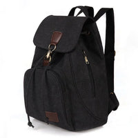 Thumbnail for Womencanvasbackpackblack