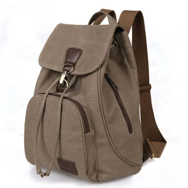 Womencanvasbackpackbronze