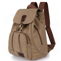 Thumbnail for Womencanvasbackpackkhaaki