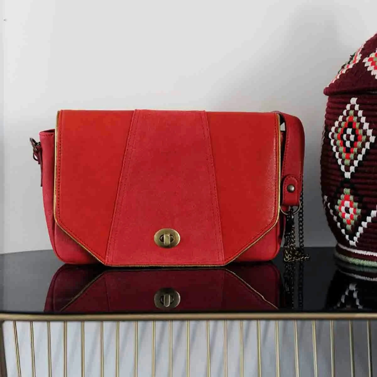 Antoinette Ameska - Red Portofino Bag