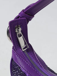 Thumbnail for Versace Purple Mini Crystal Repeat Bag
