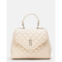 Thumbnail for Michael Kors Mercer Medium Leather Messenger Crossbody Handbag (Brown Signature)
