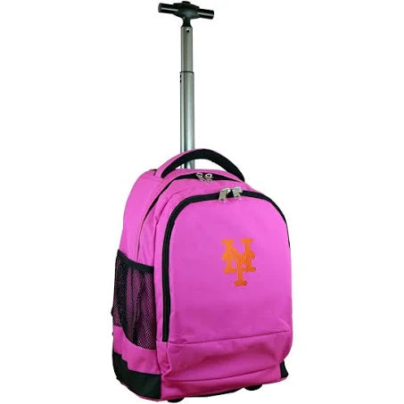 Mojo Licensing MLB Premium Laptop Rolling Backpack - New York Mets - Rolling ...