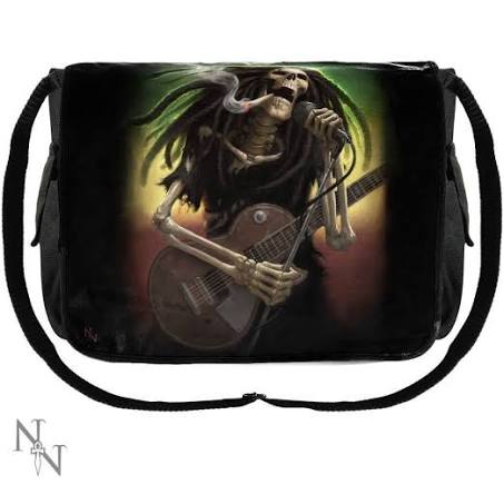 Messenger Bag Nemesis Now Dead Dread Guitar Skeleton