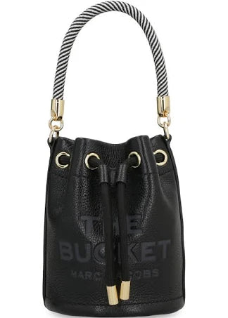 Marc Jacobs Black 'The Leather Mini Bucket' Bag