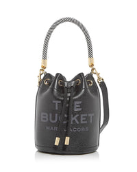 Thumbnail for Marc Jacobs Black 'The Leather Mini Bucket' Bag