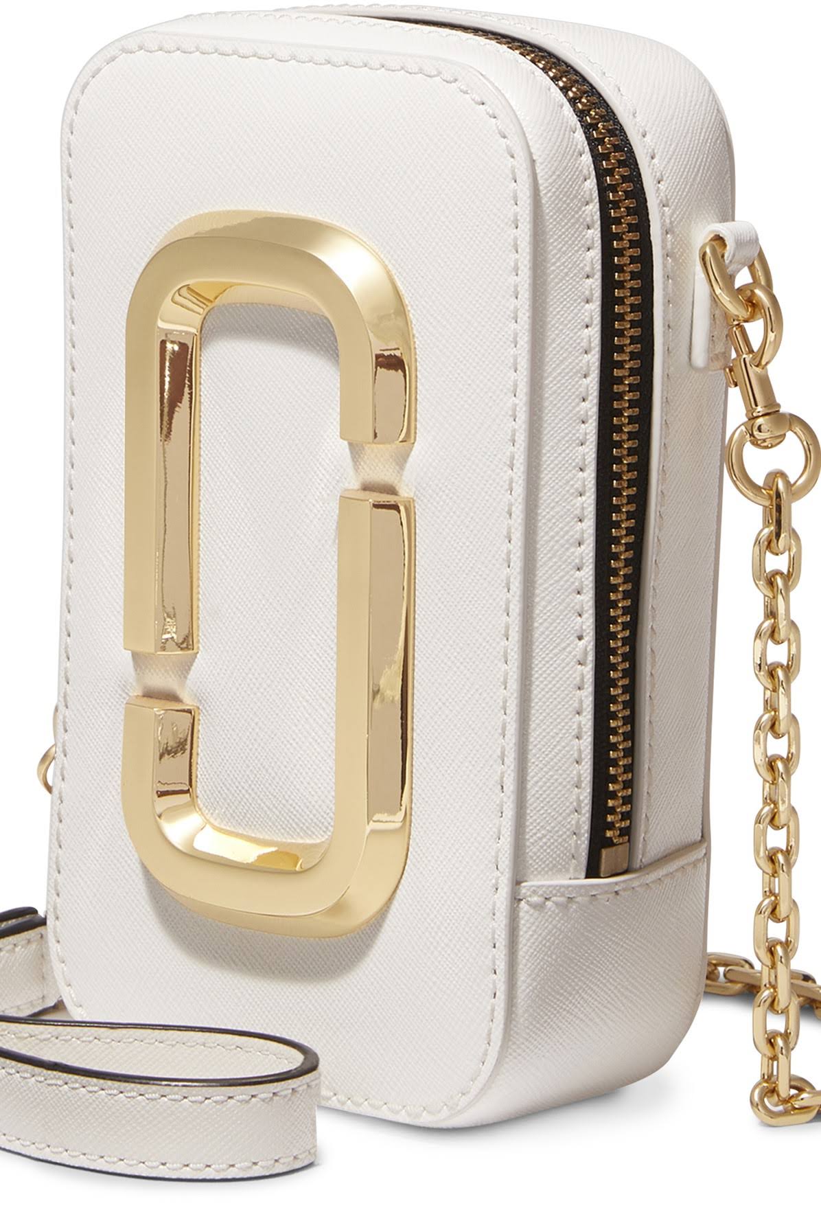 Marc Jacobs White The Hot Shot Shoulder Bag