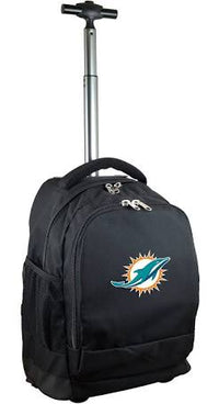 Thumbnail for NFL Miami Dolphins Expedition Wheeled Backpack, 19-inches, Black