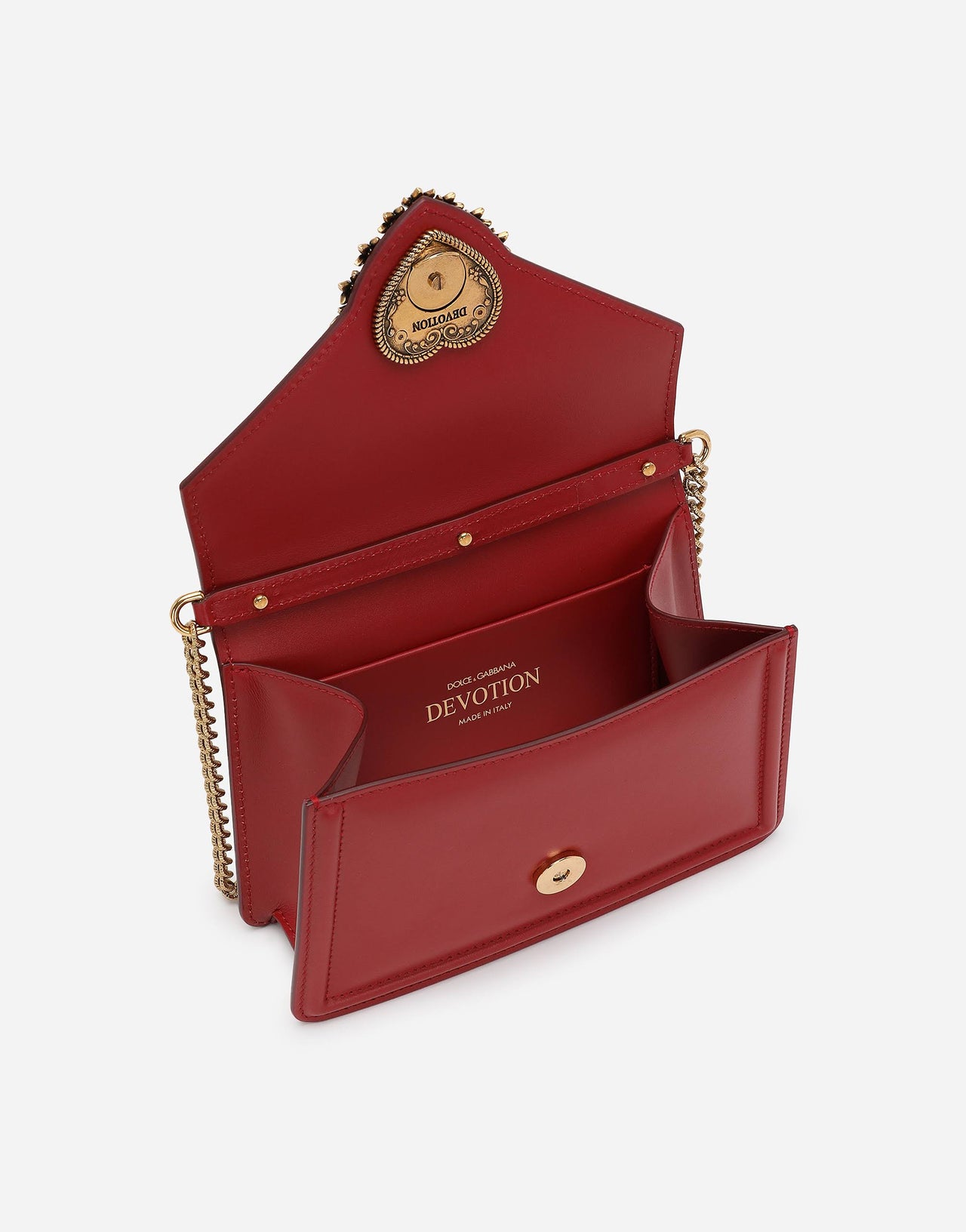 Dolce & Gabbana - Small Devotion shoulder bag, Women , Red