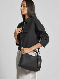 Thumbnail for Guess Brenton Girlfriend Satchel S Black