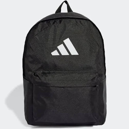 Adidas Classic Back-To-School 3-Stripes Backpack - Black/White
