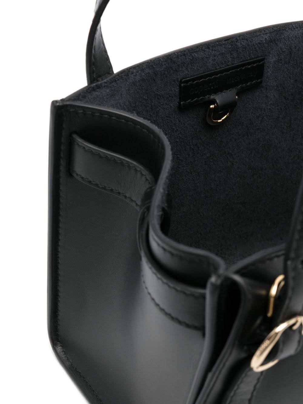 Coperni Mini Belt Cabas Tote Bag - Black Size One Size