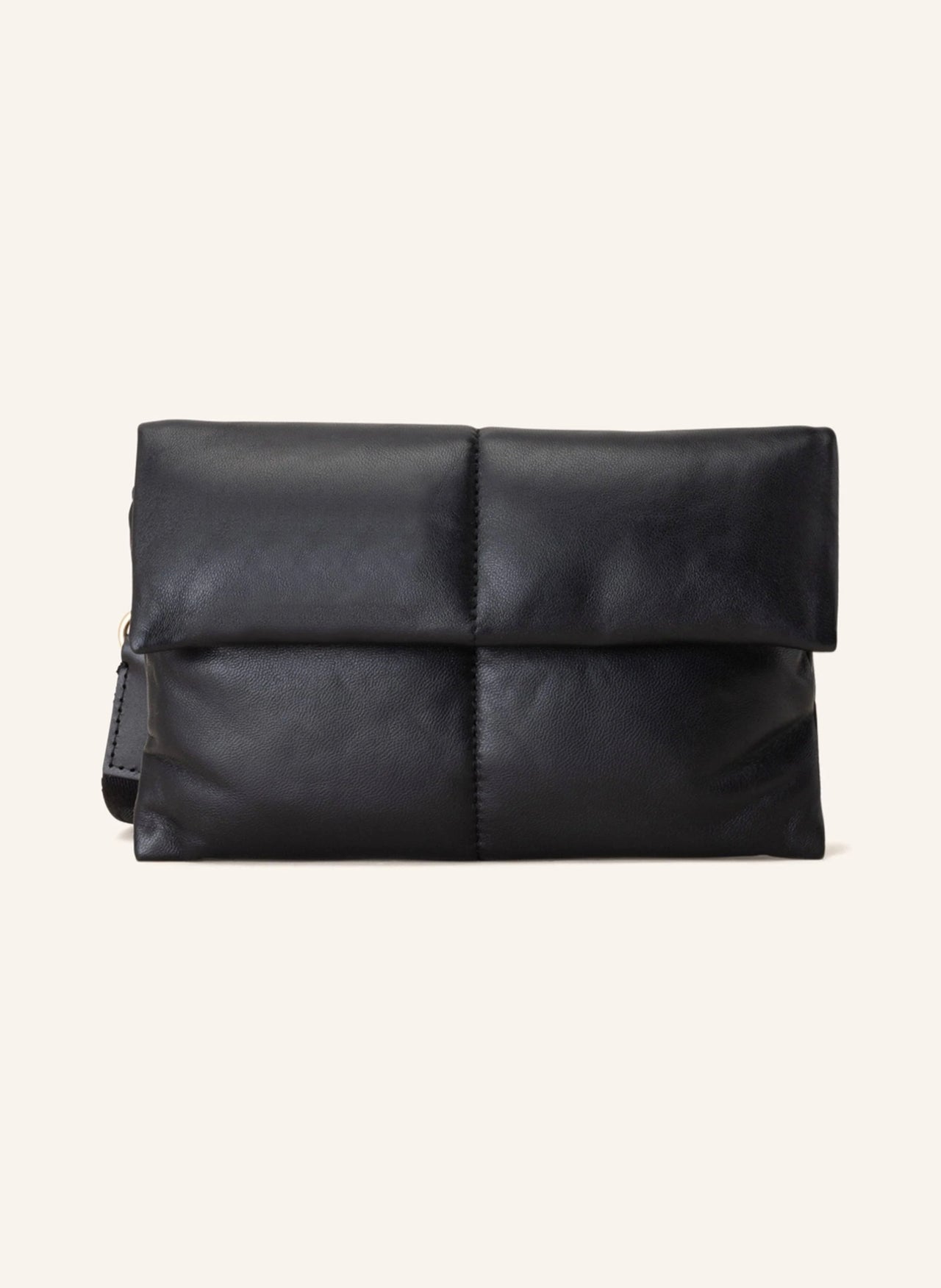 AllSaints Ezra Quilt Crossbody Handbag, Black