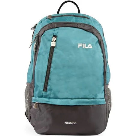 Fila Duel Tablet and Laptop Backpack, Teal, One Size