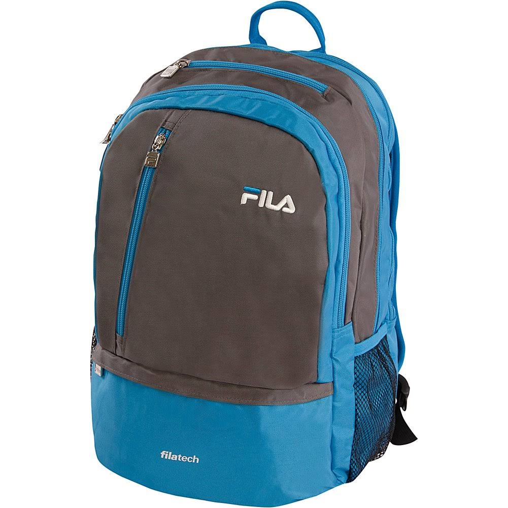 Fila Duel Tablet and Laptop Backpack, Teal, One Size