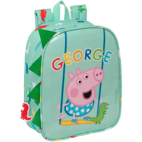 Peppa Pig George Green Kids Backpack - 22 x 27 x 10 cm