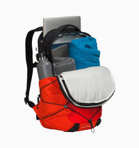 Thumbnail for The North Face Borealis Backpack - Fiery Red Dip Dye Large Print/TNF Black