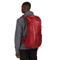 Thumbnail for Regatta Blackfell III 35L Rucksack (Surfspray Blue/Blaze Orange)