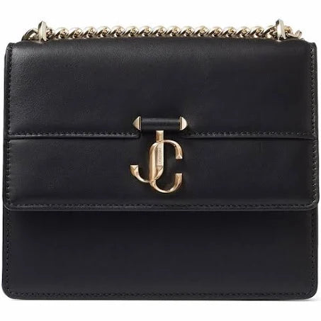 Jimmy Choo Avenue Quad Leather Shoulder Bag