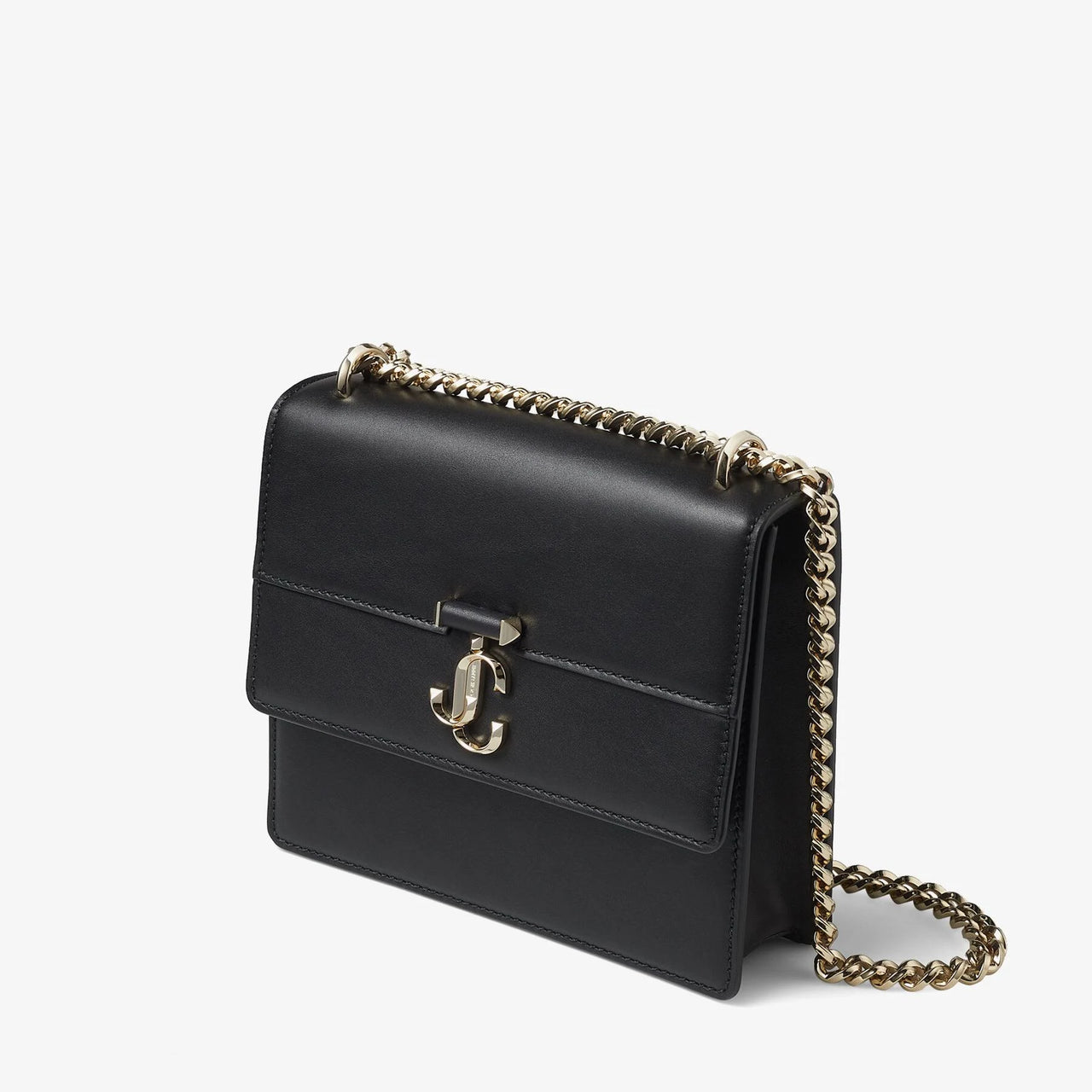 Jimmy Choo Avenue Quad Leather Shoulder Bag