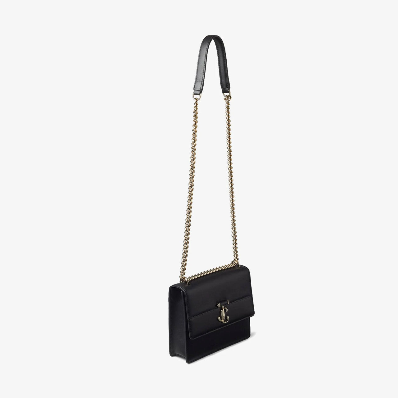 Jimmy Choo Avenue Quad Leather Shoulder Bag