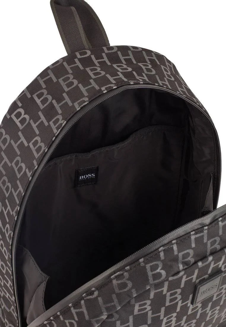 Boss Pixel Print Backpack - Black