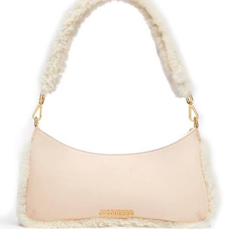 Jacquemus - Le Bisou Doux Leather Shoulder Bag - Light Beige - 01