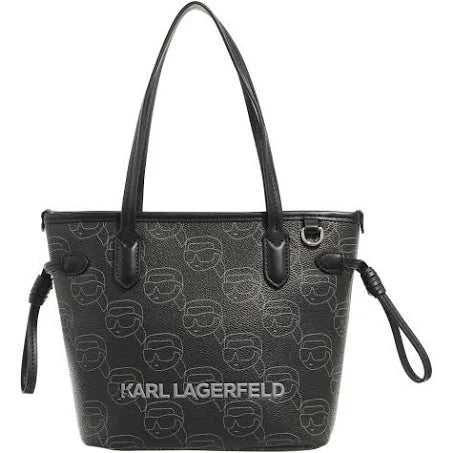 Karl Lagerfeld Ikon Mono Handbag, Black