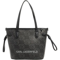 Thumbnail for Karl Lagerfeld Ikon Mono Handbag, Black