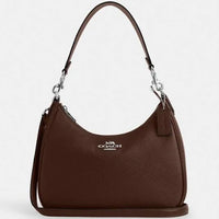 Thumbnail for Coach Teri Hobo Bag in Silver/Maple | Stylish Women's Handbag