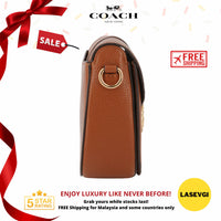 Thumbnail for COACH Georgie Saddle Bag Redwood