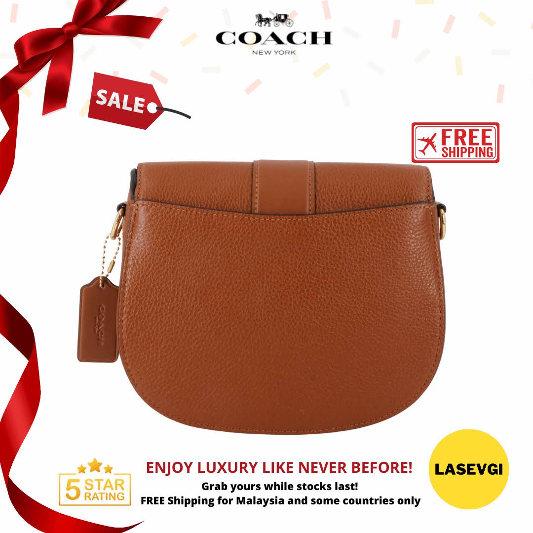 COACH Georgie Saddle Bag Redwood