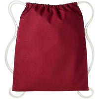 Thumbnail for Custom Nutshell Gymsac With Cords Colours Burgundy/Natural Size One Size Adult ...