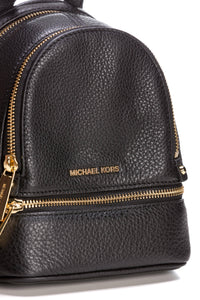 Thumbnail for Michael Kors Rhea Zip - Backpack - Leather - Black
