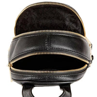 Thumbnail for Michael Kors Rhea Zip - Backpack - Leather - Black