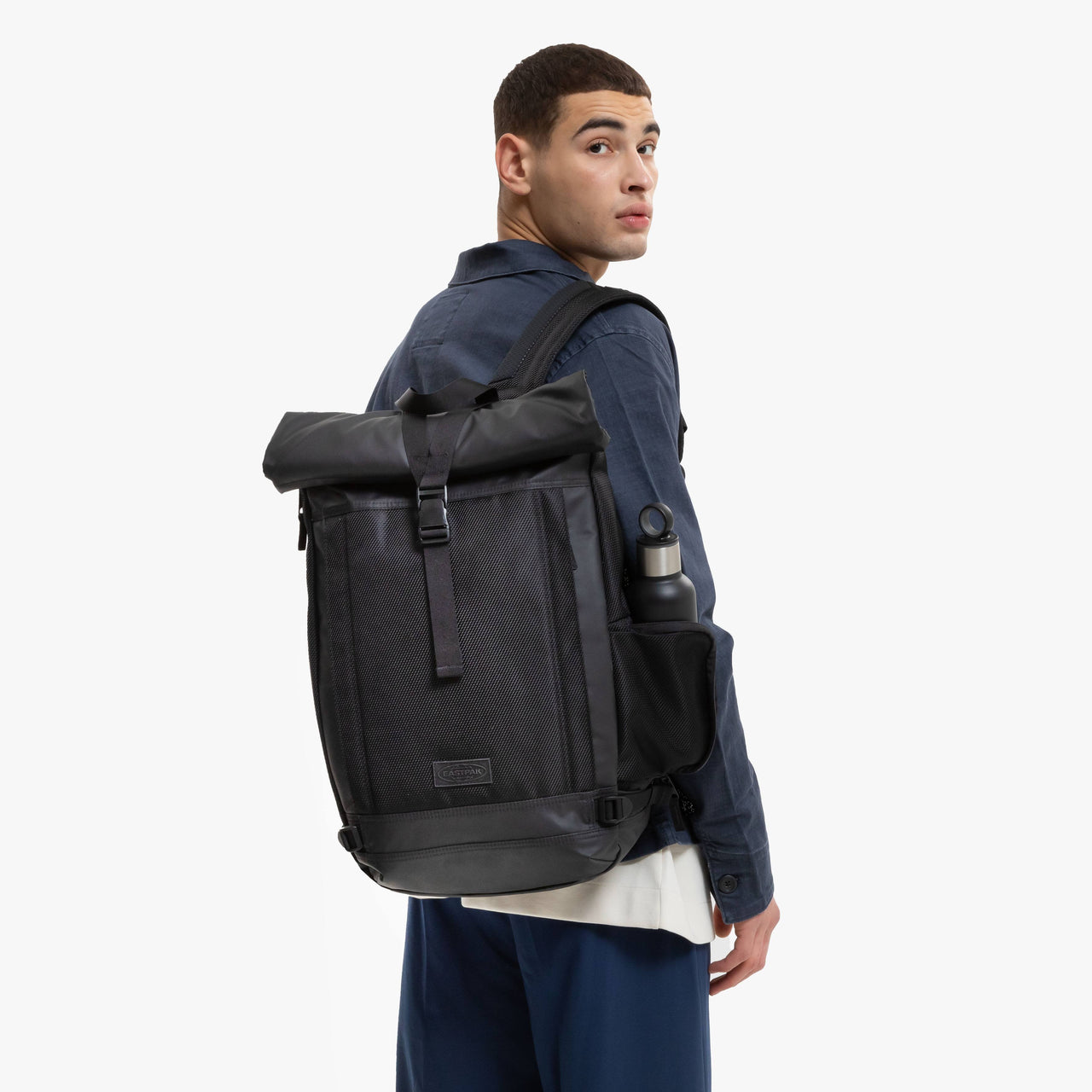 Eastpak Tecum Roll CNNCT Coat Backpack Black