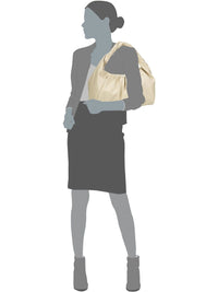 Thumbnail for Valentino Bags Lake Re Hobo Bag Off White