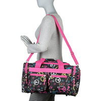 Thumbnail for Rockland Duffel Bag, Pink Bandana, 19-Inch
