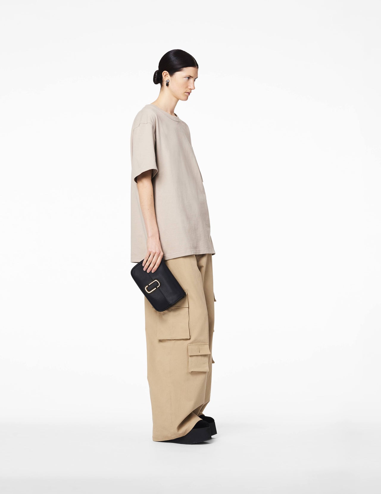 Marc Jacobs Black 'The J Marc' Shoulder Bag