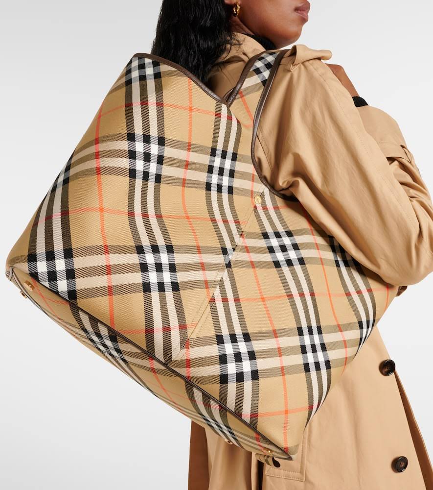 Burberry, Burberry Check Medium canvas tote bag, Women, Multicolor, One size ...