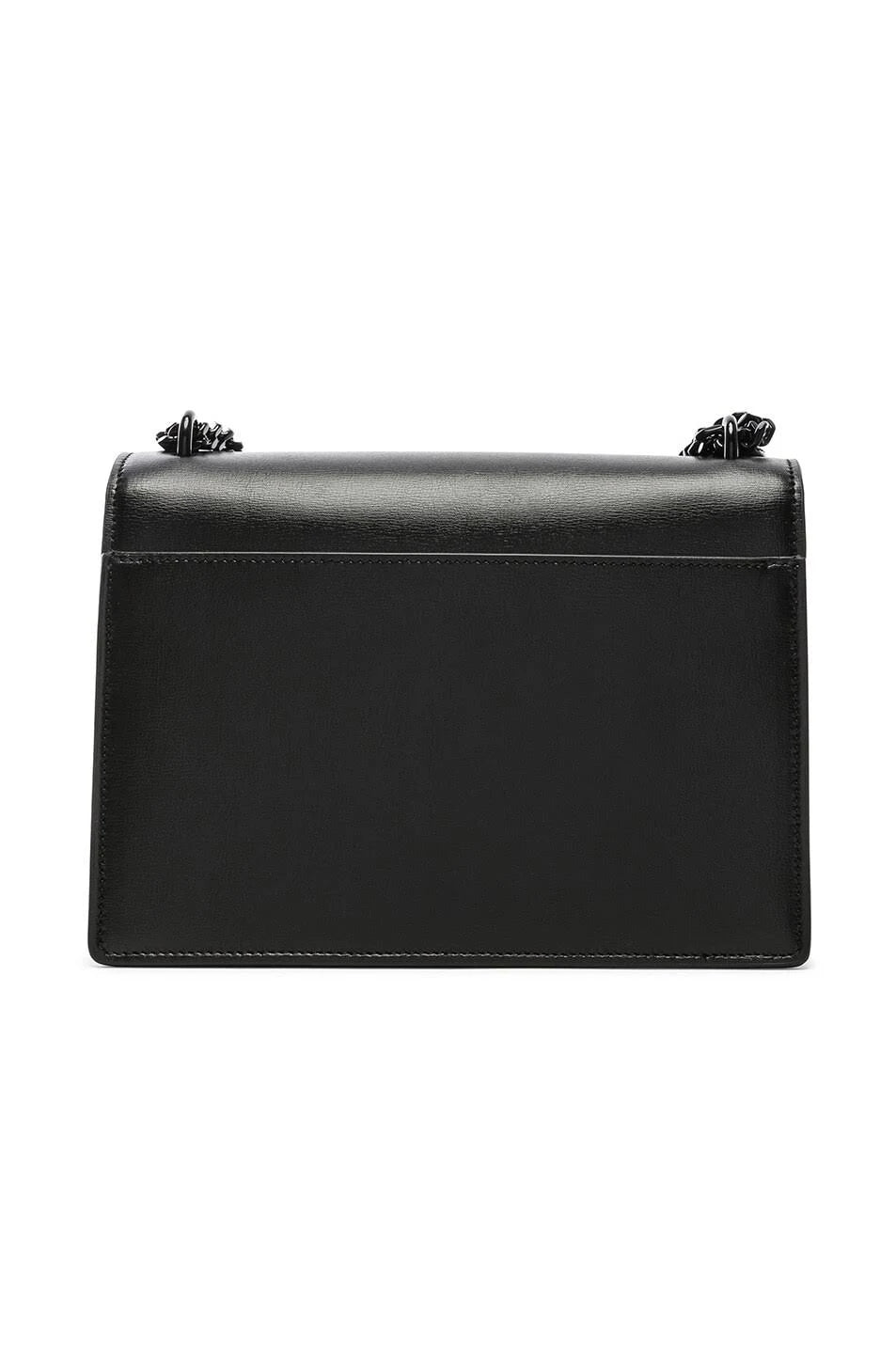 Saint Laurent Sunset crocodile-effect Shoulder Bag - Black