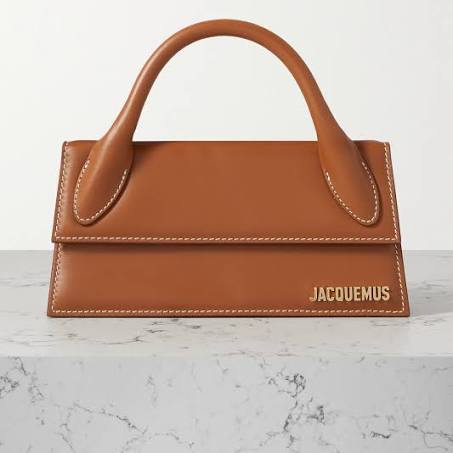 Jacquemus The Chiquito Long Leather Tote - Women - Brown Cross-body Bags