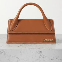 Thumbnail for Jacquemus The Chiquito Long Leather Tote - Women - Brown Cross-body Bags