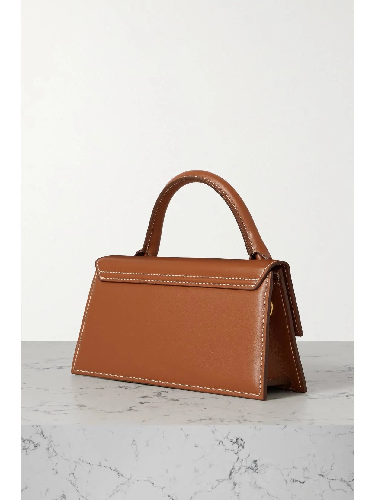 Jacquemus The Chiquito Long Leather Tote - Women - Brown Cross-body Bags