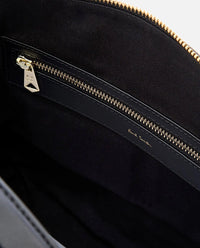 Thumbnail for Paul Smith Signature Stripe 'Folio' Leather Briefcase Black
