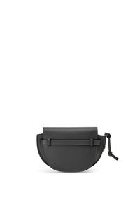 Thumbnail for Loewe Gate Dual Mini Leather and Jacquard Shoulder Bag Black Female
