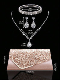 Thumbnail for Glamorous,Exquisite,Quiet Luxury Women's Elegant Sparkling Decoration Evening ...